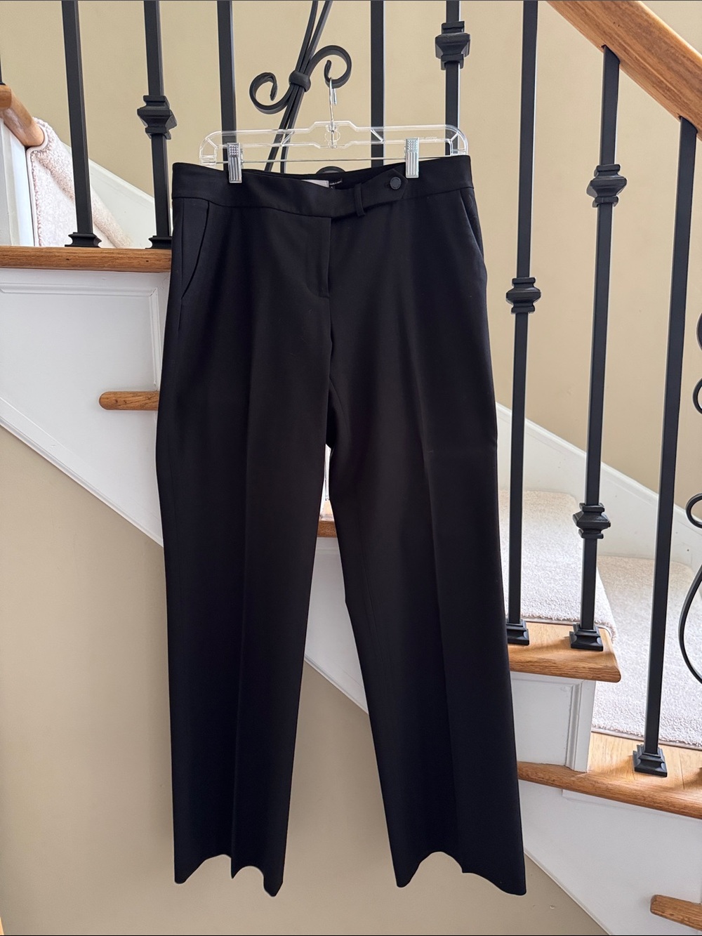 Calvin Klein Black Women's Straight-Leg Trousers